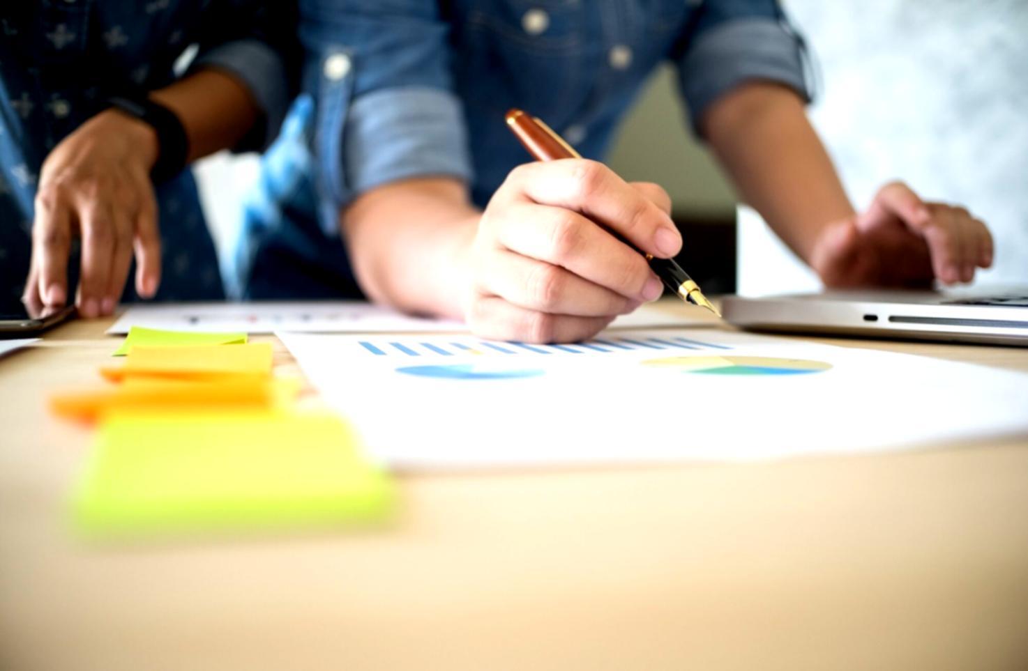 Digital marketing professionals collaborating